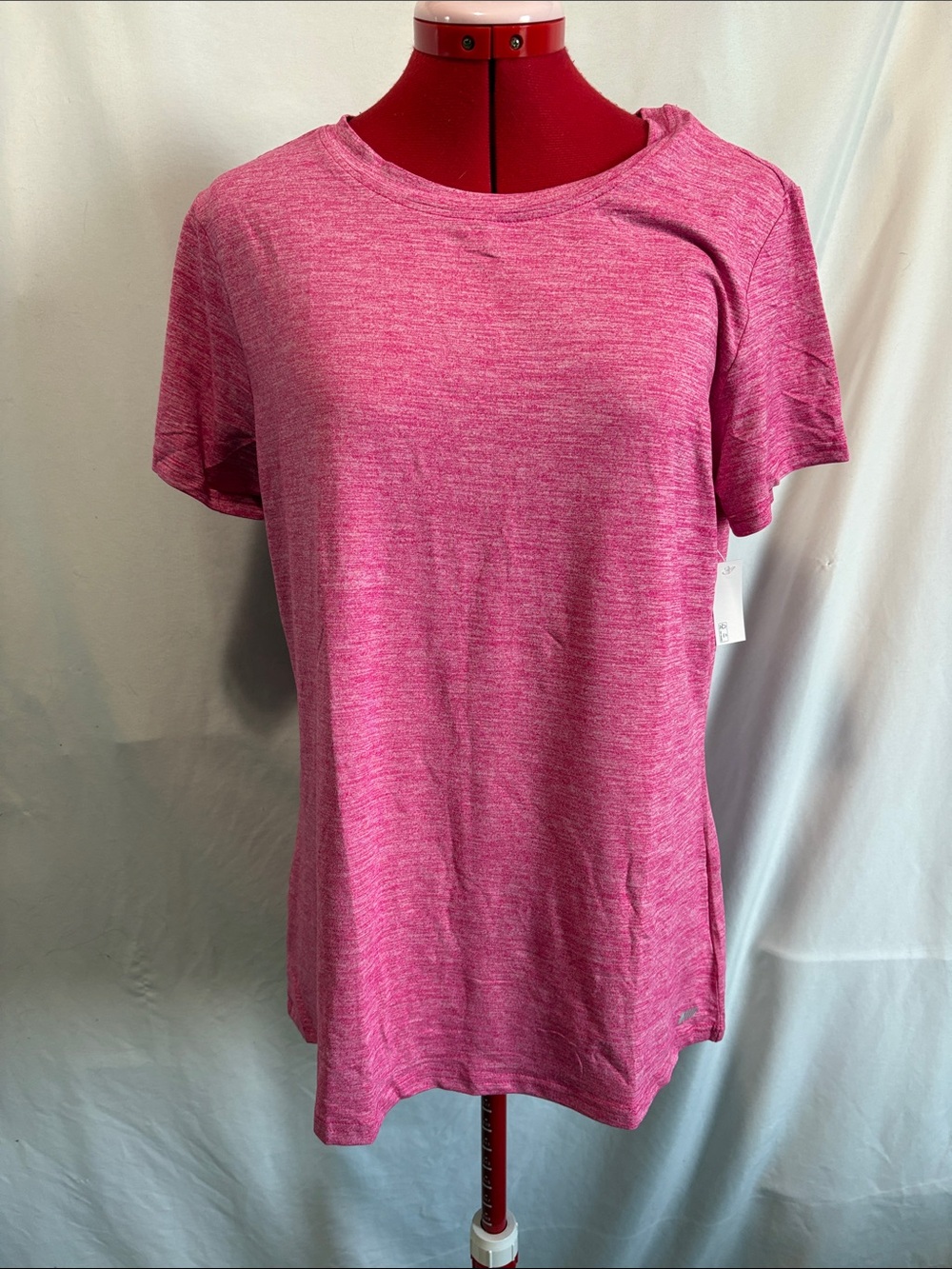 Amazon Essentials Heather Raspberry Short-Sleeve Tee